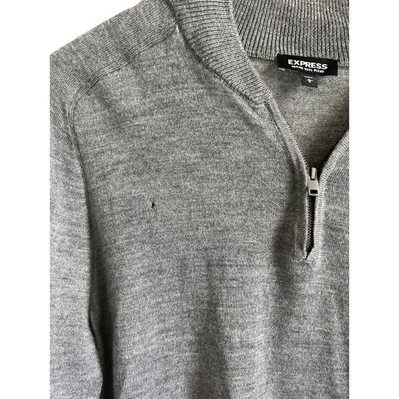 Express Zipper Front Sweater - Picture 3 of 4